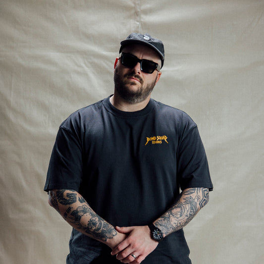 BSP Metal - Heavy Faded Black Tee