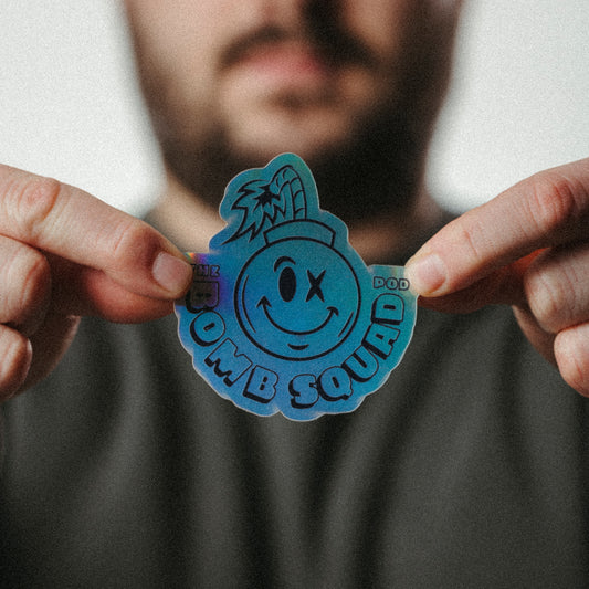 BSP Bomb Mascot Logo - Shiny Sticker
