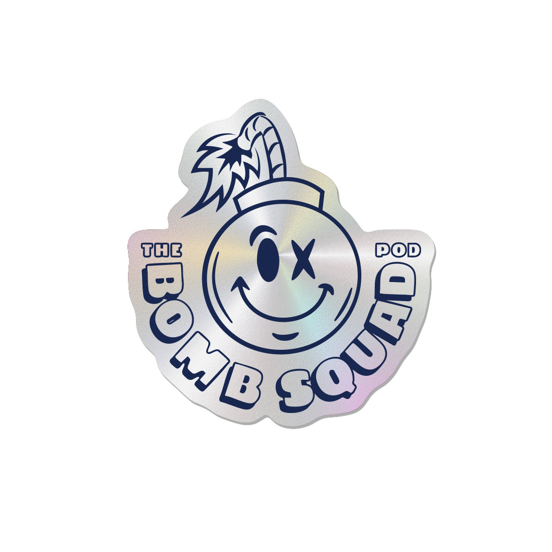 BSP Bomb Mascot Logo - Shiny Sticker