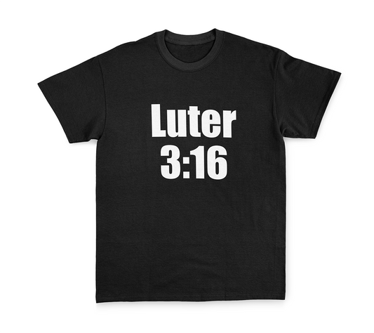 BSP Luter 3:16 - Black Tee