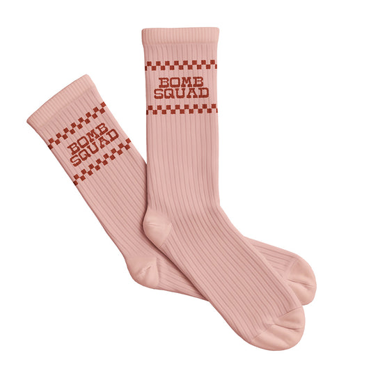 BSP Women’s Crew Socks - Rose Red