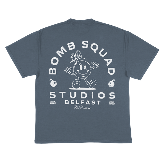 The BSP Worker - Heavy Faded Indigo Tee