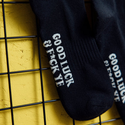 BSP Premium Crew Socks - Black & Yellow