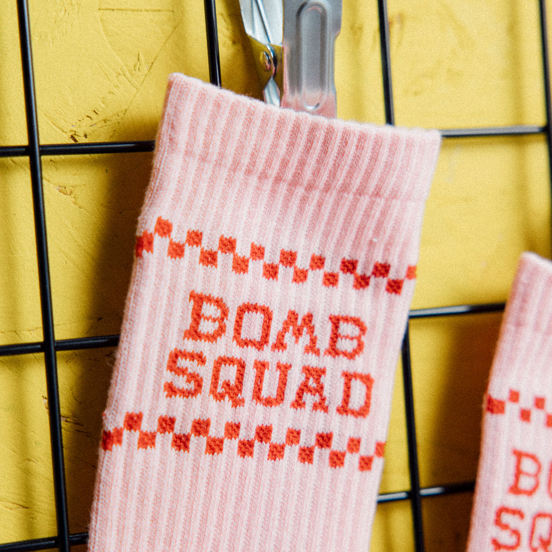 BSP Women’s Crew Socks - Rose Red