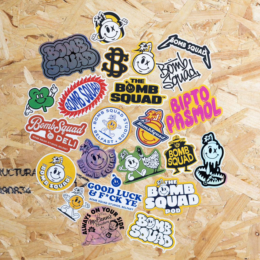 BS Varisty Monogram Sticker