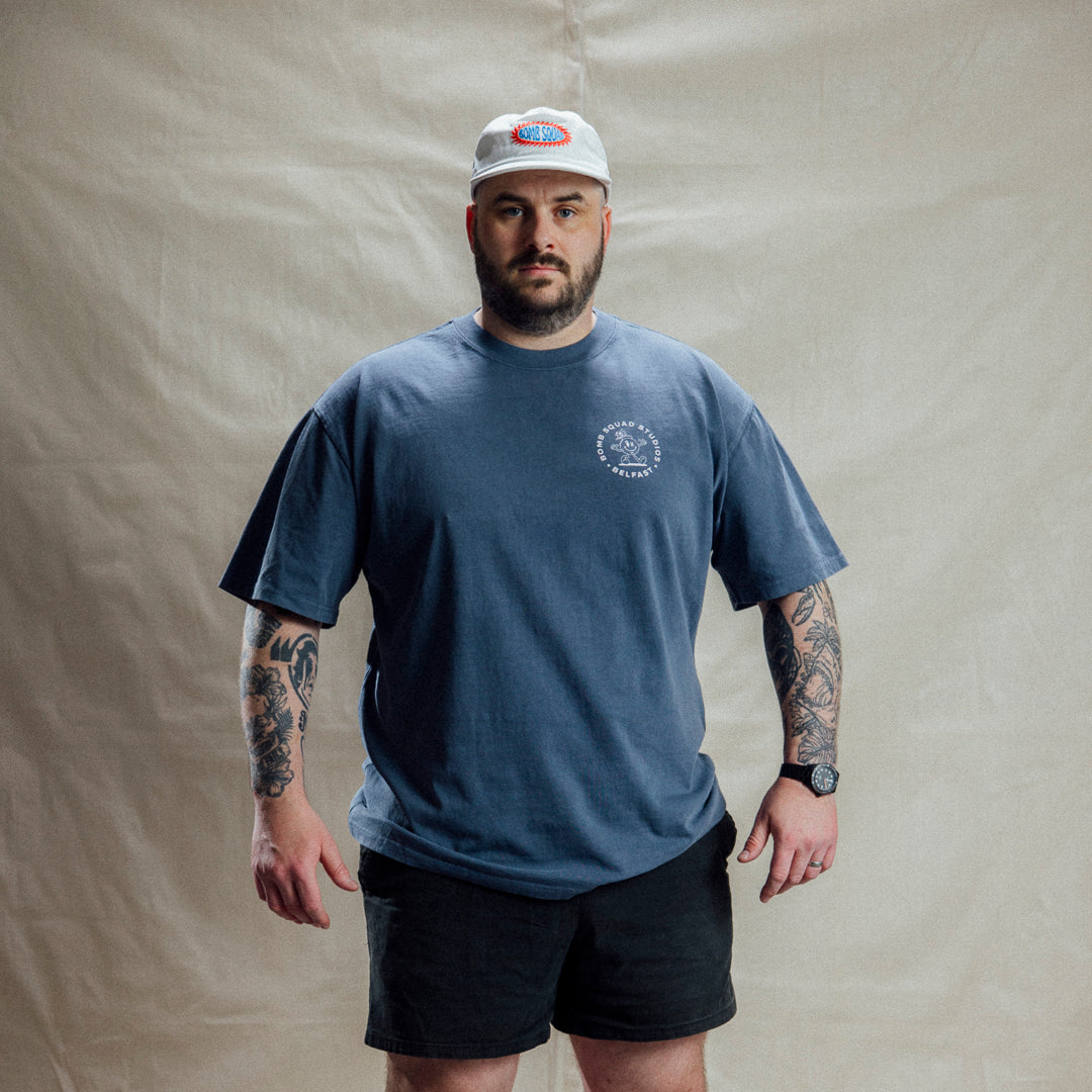 The BSP Worker - Heavy Faded Indigo Tee