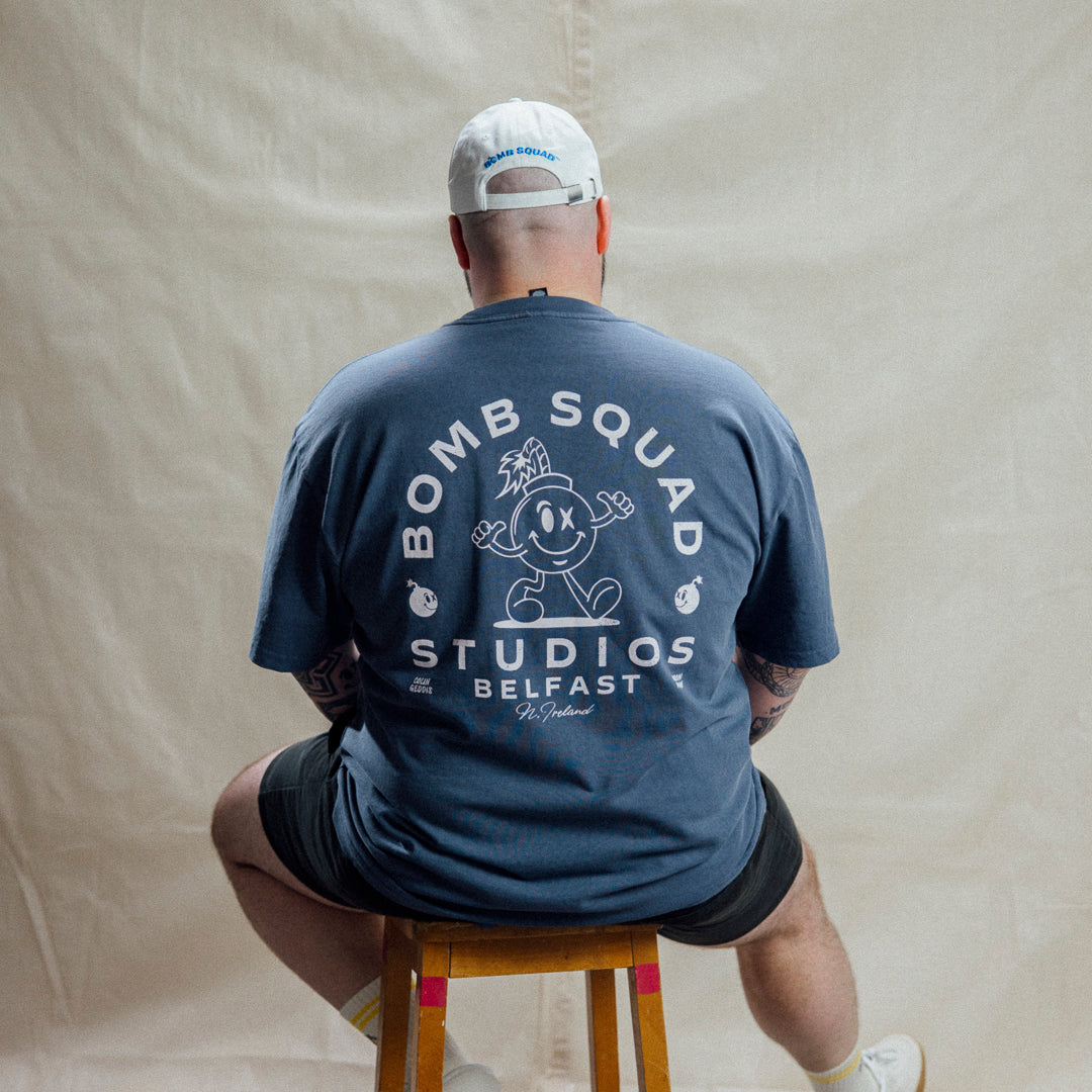 The BSP Worker - Heavy Faded Indigo Tee