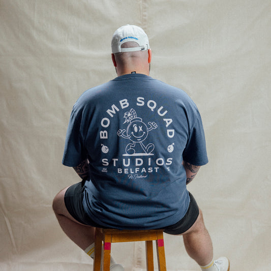The BSP Worker - Heavy Faded Indigo Tee