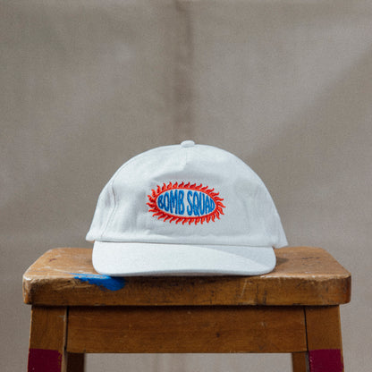 BSP Sunburst Americana 5 Panel Cap - White