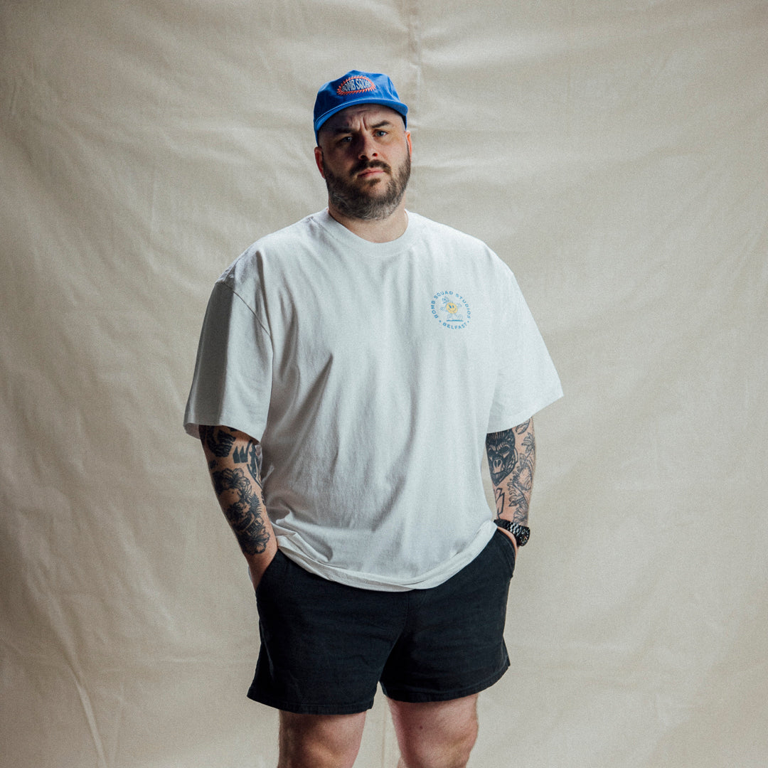 The BSP Worker - Heavy Faded White Tee