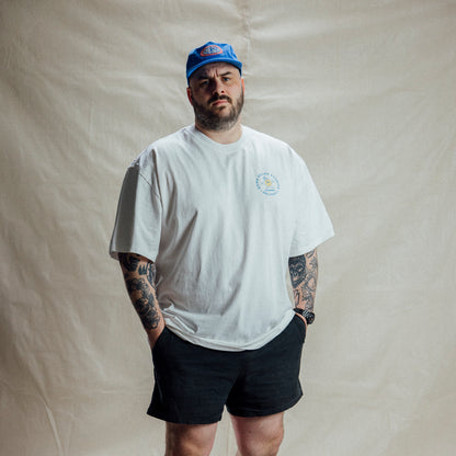 The BSP Worker - Heavy Faded White Tee