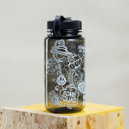 BSP Pish Chart Water Bottle 600ml