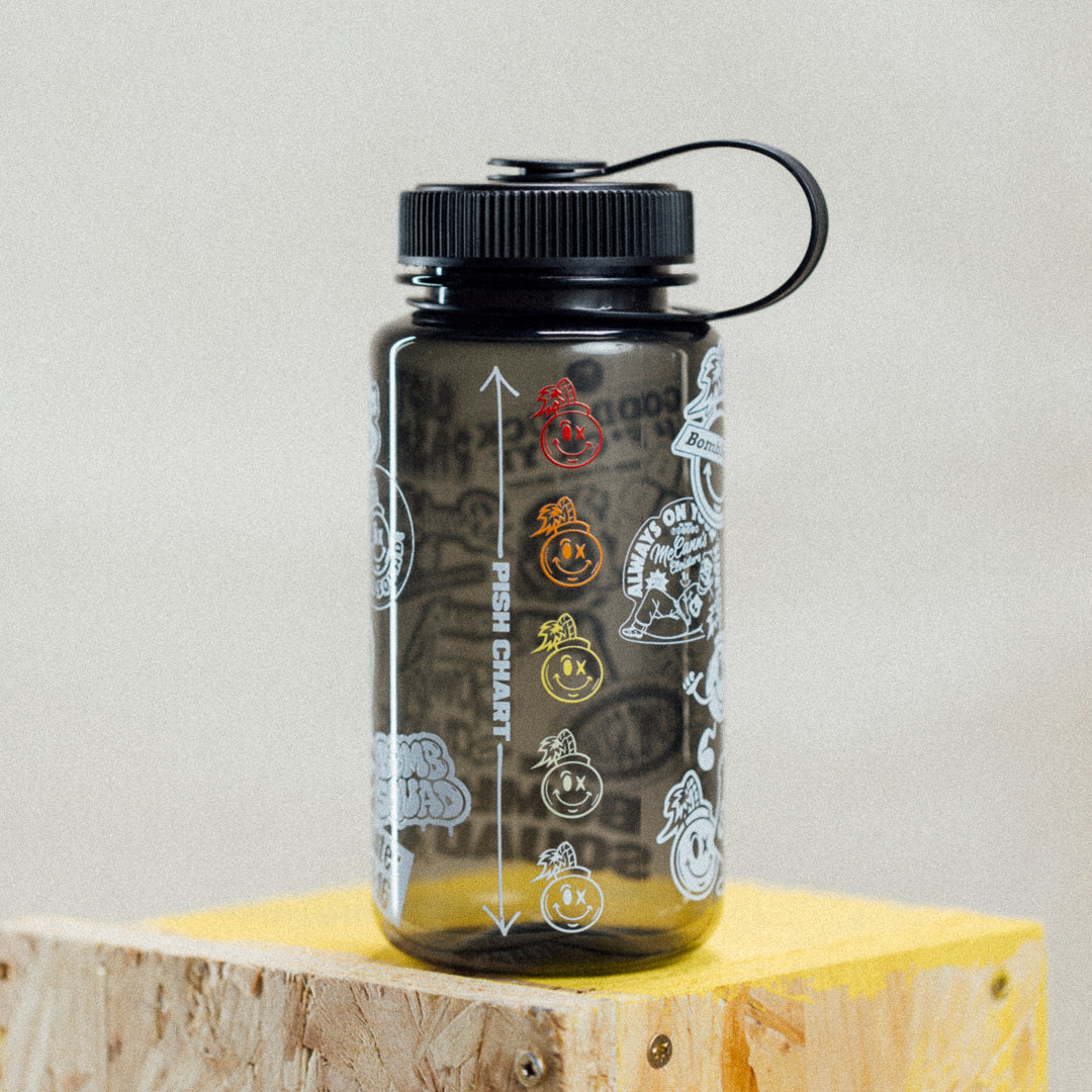BSP Pish Chart Water Bottle 600ml