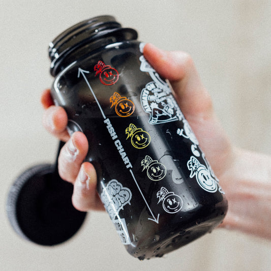 BSP Pish Chart Water Bottle 600ml