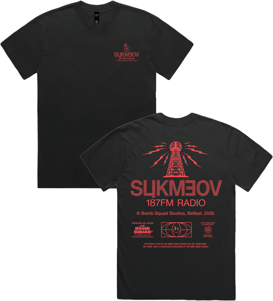 BSP Sukmeov 187FM - Heavy Faded Black Tee
