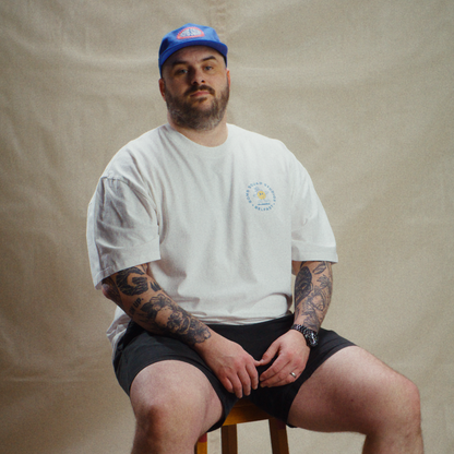The BSP Worker - Heavy Faded White Tee