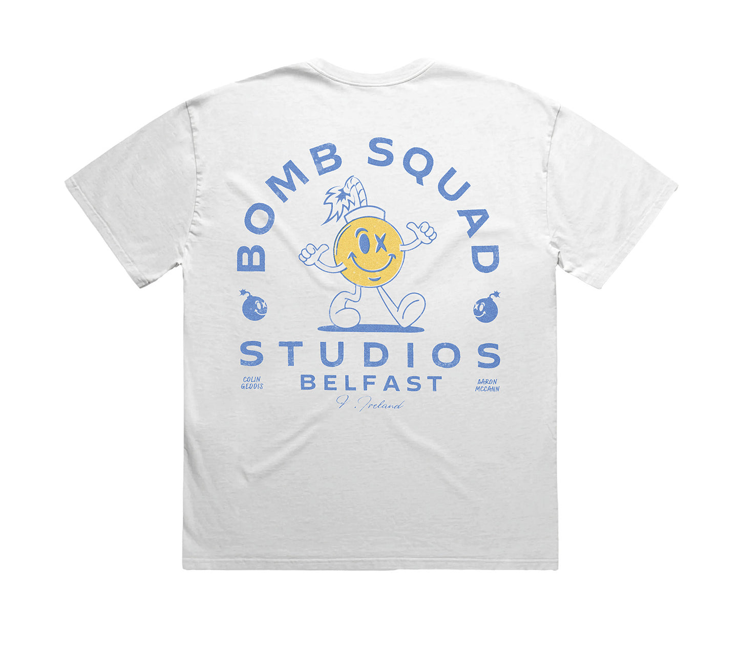The BSP Worker - Heavy Faded White Tee